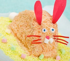 Easter Pink Easy Bunny Cake