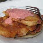 Strawberry Pancakes with Strawberry Butter