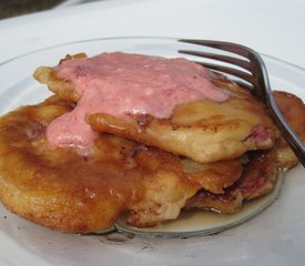 Strawberry Buttermilk Pancakes