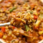 Vegetable Barley Stew with Lentils