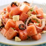 Watermelon, Feta and Mint Salad