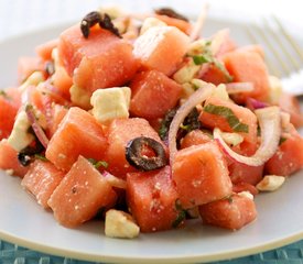 Watermelon, Feta and Mint Salad