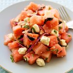 Watermelon, Feta and Mint Salad