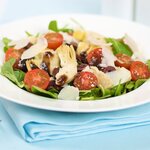 Artichoke and Baby Arugula Salad with Balsamic Vinaigrette