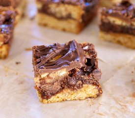 Chocolate Raspberry Streusel Squares