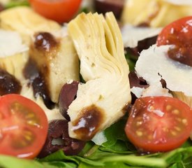 Artichoke and Baby Arugula Salad with Balsamic Vinaigrette