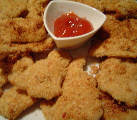 Baked Parmesan Chicken Fingers (Low Fat)