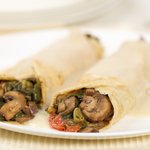 Spinach-Mushroom Crepes