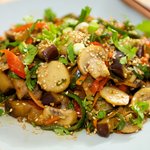 Eggplant Sichuan Style