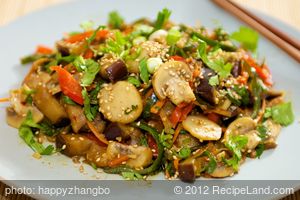 Eggplant Sichuan Style recipe