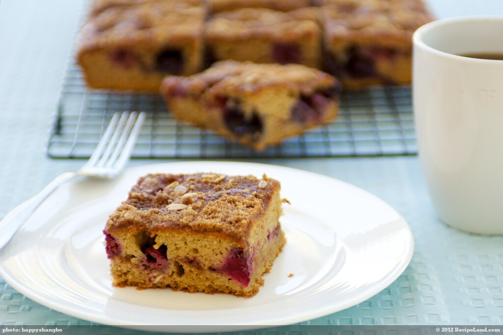 Blueberry and Sour Cream Coffeecake