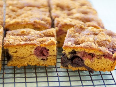 Blueberry and Sour Cream Coffeecake