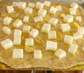 Whole Wheat Rosemary, Garlic and Sun-dried Tomato Focaccia Pizza