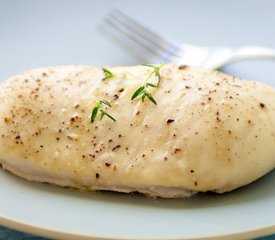 Basic Poached Chicken Breasts