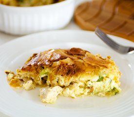 Phyllo Chicken with Bacon, Broccoli and Cheese