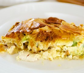 Phyllo Chicken with Bacon, Broccoli and Cheese