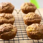 Pineapple-Bran Whole-Wheat Muffins