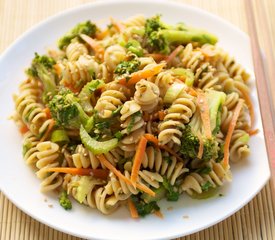 Broccoli Pasta with Sesame Sauce