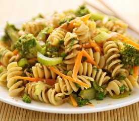 Broccoli Pasta with Sesame Sauce