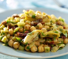 Chickpea Salad with Parsley, Lemon and Sun-dried Tomatoes