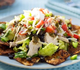 Black Bean-Taco Salad with Lime Vinaigrette