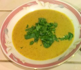 Coconut Curried Butternut Squash Soup