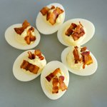 Bacon and Cheese Deviled Eggs