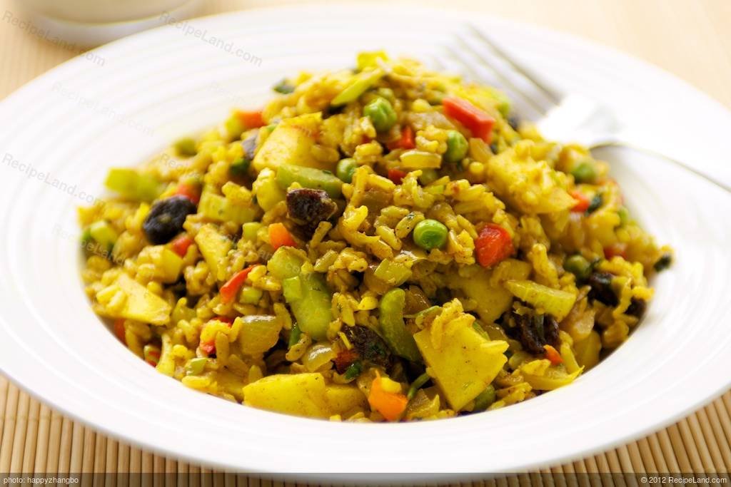 Curry Rice Salad Recipe | RecipeLand