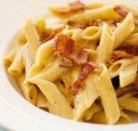 20 Minute Penne Carbonara for Two