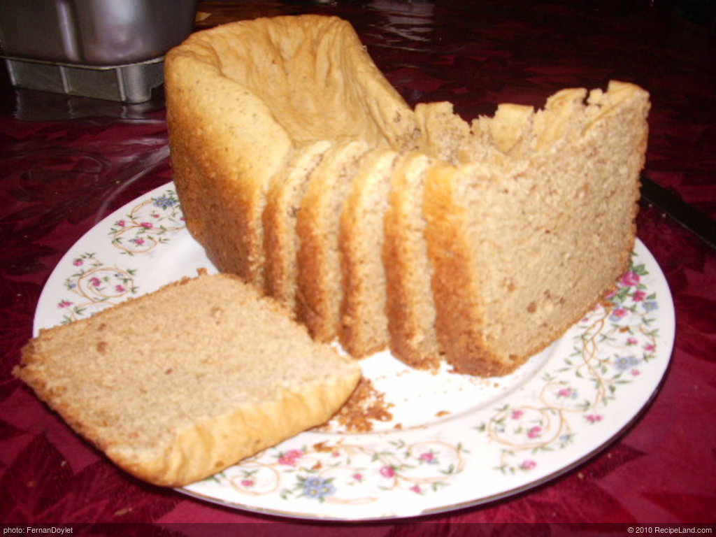 Peanut Butter Bread (Bread Machine)