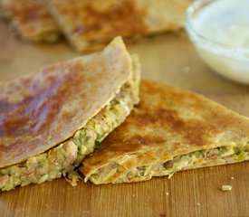 Pinto Bean and Feta Cheese Quesadillas