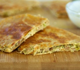 Pinto Bean and Feta Cheese Quesadillas