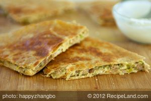 Pinto Bean and Feta Cheese Quesadillas recipe