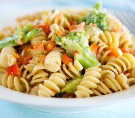 Easy Cheddar Pasta and Vegetables