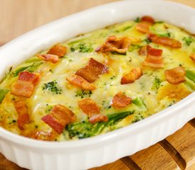 Broccoli Bacon Quiche (Crustless)