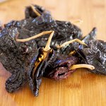 Dried ancho chili pods