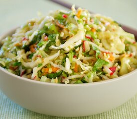 Coleslaw with Spicy Peanut Dressing