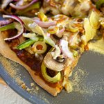 Mushroom, Sun-Dried Tomato and Olive Pizza