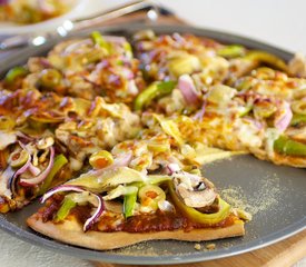 Mushroom, Sun-Dried Tomato and Olive Pizza