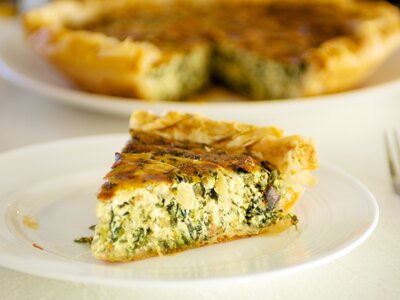 Italian Spinach Ricotta Quiche