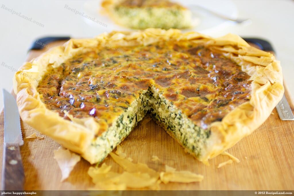 Italian Spinach Ricotta Quiche Recipe