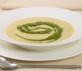 Artichoke, Leek, Potato and Garlic Soup