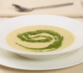 Artichoke, Leek, Potato and Garlic Soup