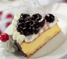 Italian Cheesecake with Toschi Amarena Cherries