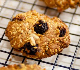 Sesame Tahini Oat Cookies