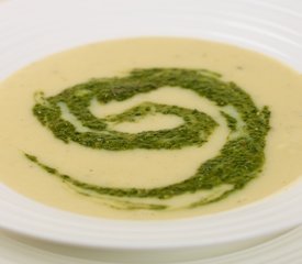 Artichoke, Leek, Potato and Garlic Soup