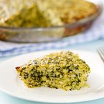 Spinach, Cheddar and Rice Pie