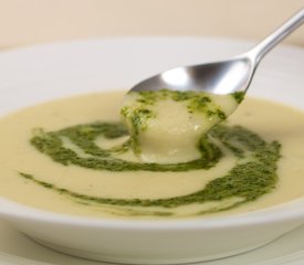 Artichoke, Leek, Potato and Garlic Soup