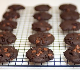 Chewy Chocolate-Cherry Cookies