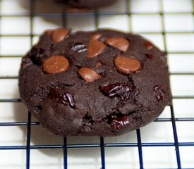 Chewy Chocolate-Cherry Cookies